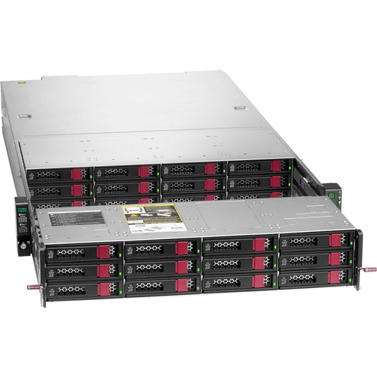 HPE Apollo 4200 G10 2U Rack Server - 1 x Intel Xeon Silver 4210R 2.40 GHz - 128 GB RAM - 336 TB HDD - (24 x 14TB) HDD Configuration - Serial ATA/600 Controller