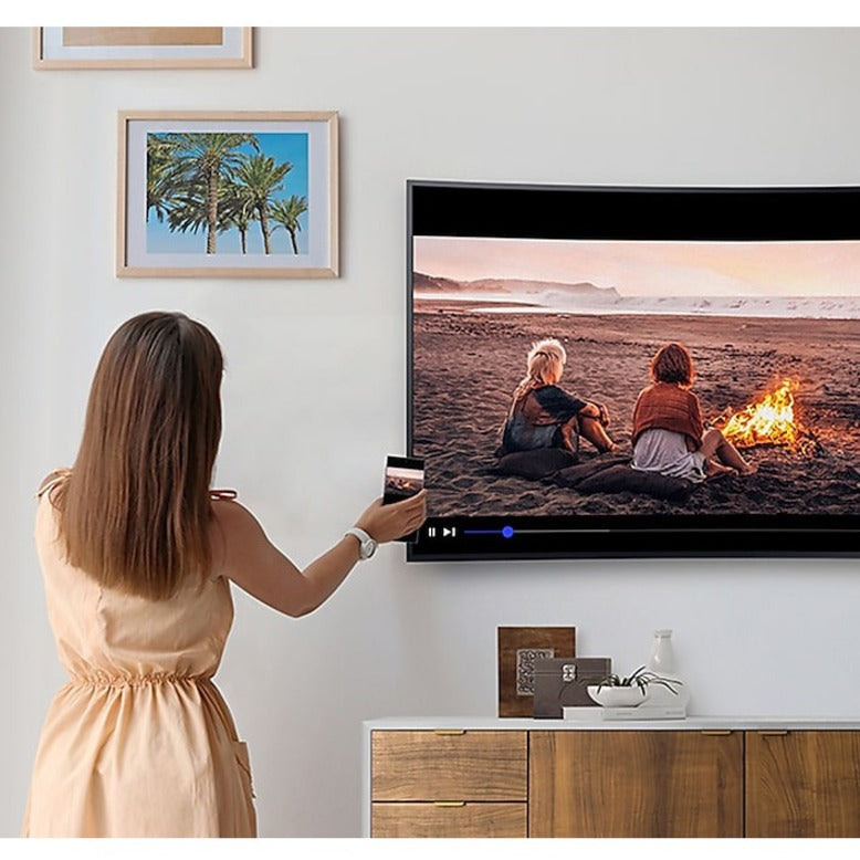 Samsung TU8300 UN65TU8300 64.5" Curved Screen Smart LED-LCD TV - 4K UHDTV - Charcoal Black