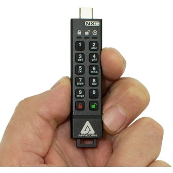 Apricorn Aegis Secure Key 3NXC 8GB USB 3.2 (Gen 1) Type C Flash Drive