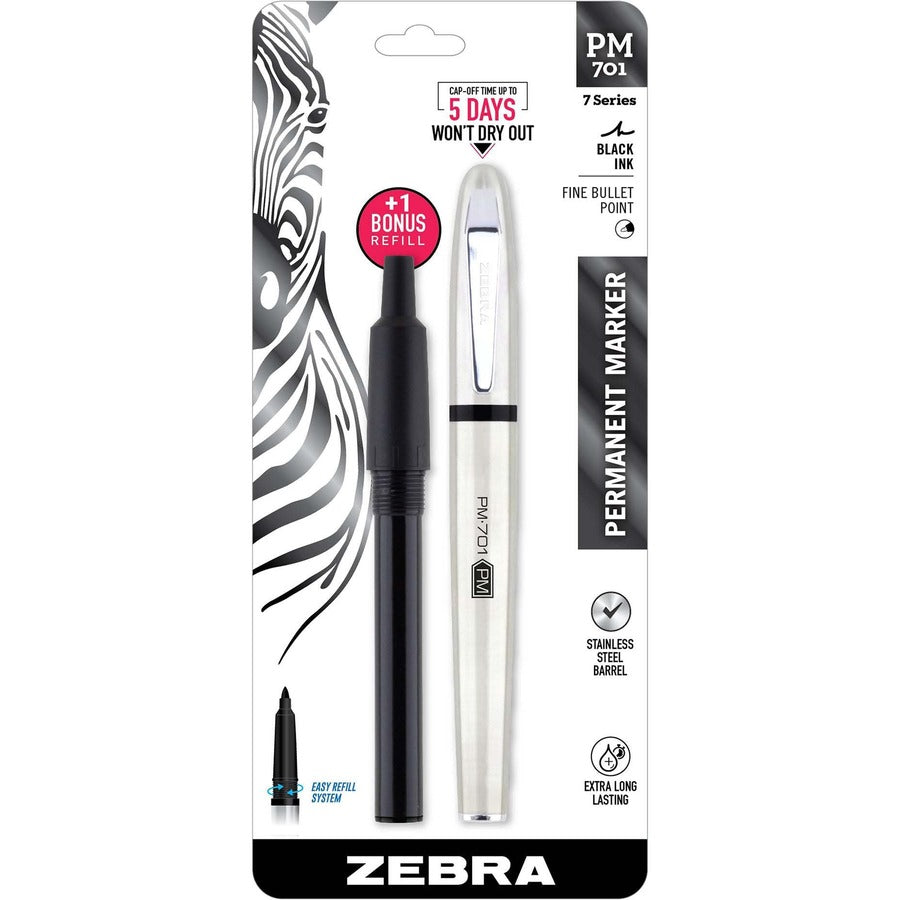 Zebra Pen STEEL 7 Series PM-701 Permanent Marker