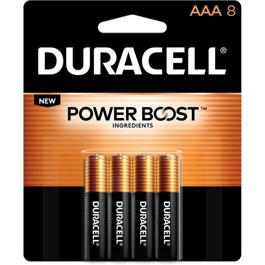 Duracell Coppertop Alkaline AAA Battery 8-Packs