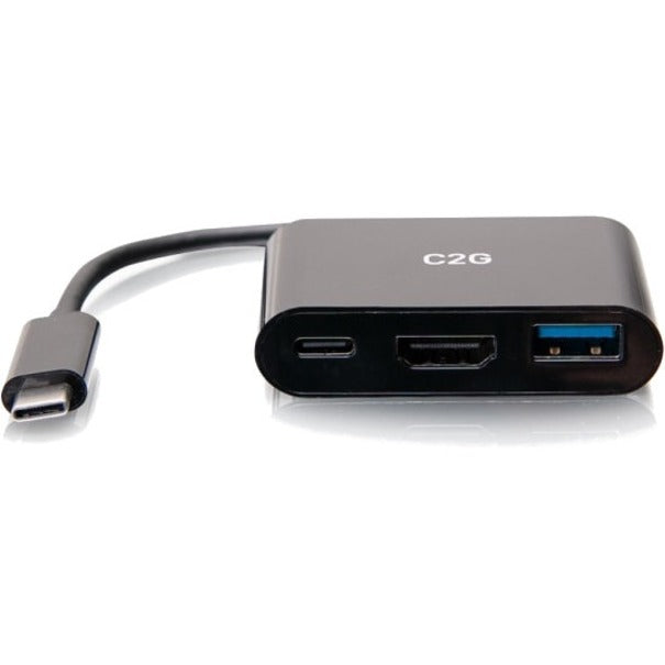 C2G USB C Mini Docking Station - USB C to HDMI USB 3.0 & USB C