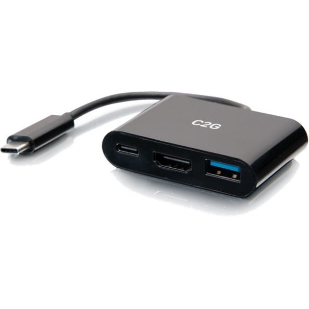 C2G USB C Mini Docking Station - USB C to HDMI USB 3.0 & USB C