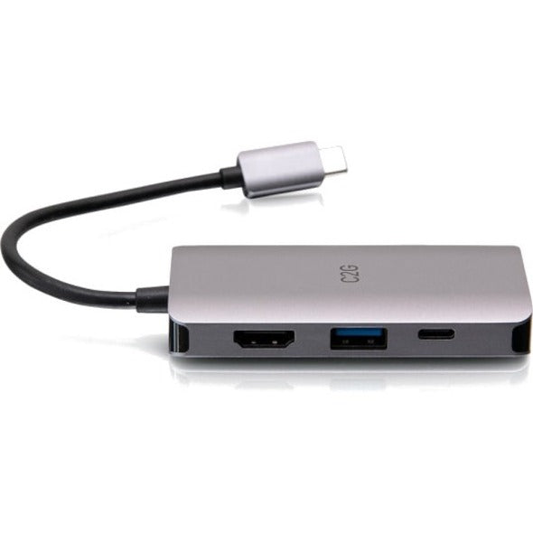 C2G USB C Dock with HDMI USB Ethernet USB C & Power Delivery up to 100W