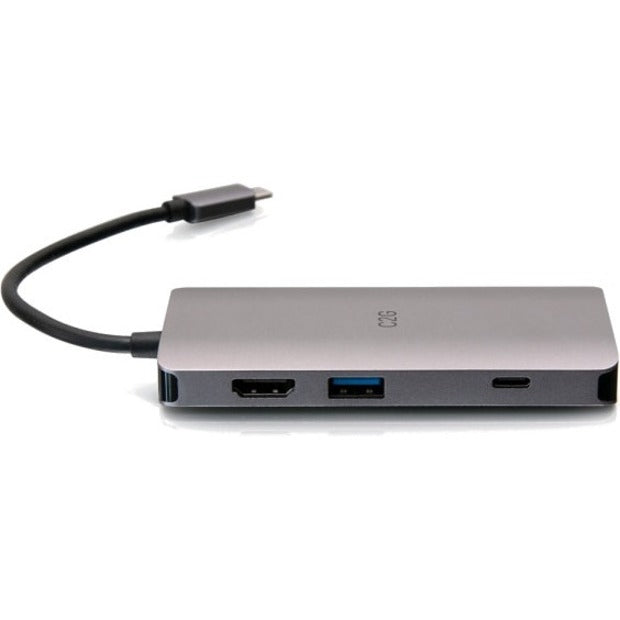 C2G USB C Dock with HDMI USB Ethernet SD USB C & Power up to 100W