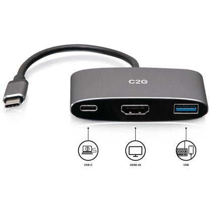 C2G USB C Docking Station - USB C to HDMI USB 3.0 & USB C