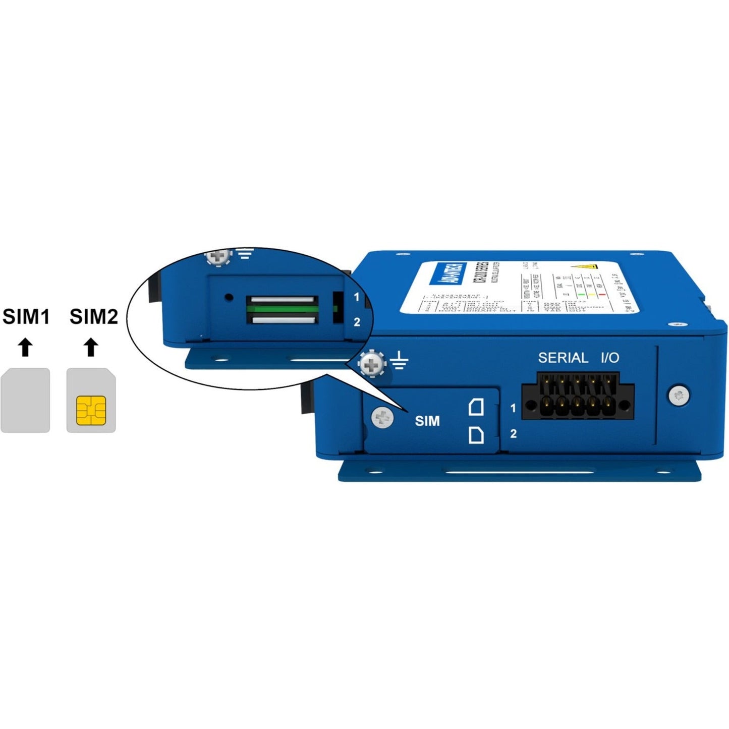 Advantech ICR-3241W Wi-Fi 5 IEEE 802.11ac 2 SIM Cellular Wireless Router