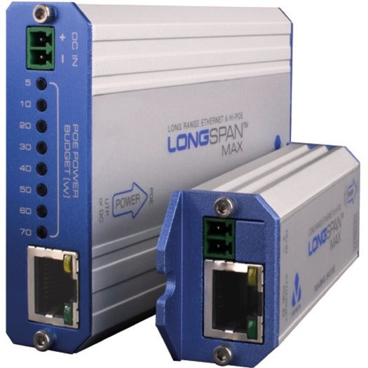 Veracity LONGSPAN Max Quad. 4 channel Hi-Power 90W long-range Ethernet up to 820m.