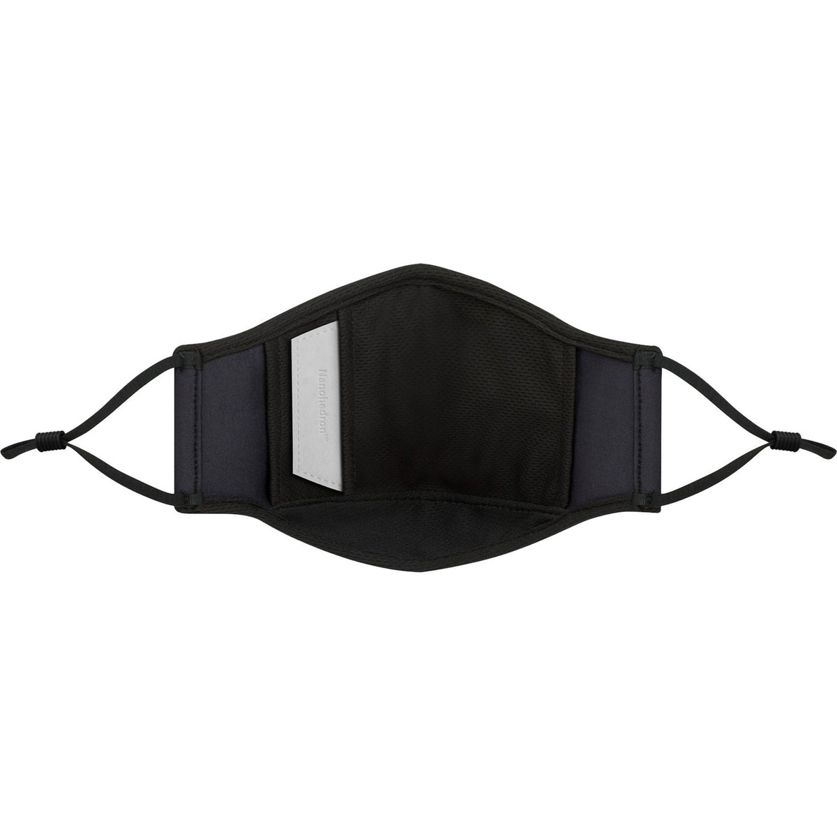 Moshi OmniGuard&trade; Mask with 3 Replaceable Nanohedron Filters - Ocean Black (M) PM 0.075 Filtration Anti-bacterial Treatment Washable and Reusable Includes Carry Pouch