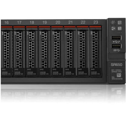 Lenovo ThinkSystem SR650 7X06A0KLNA 2U Rack Server - 1 x Intel Xeon Silver 4208 2.10 GHz - 16 GB RAM - 12Gb/s SAS Serial ATA/600 Controller