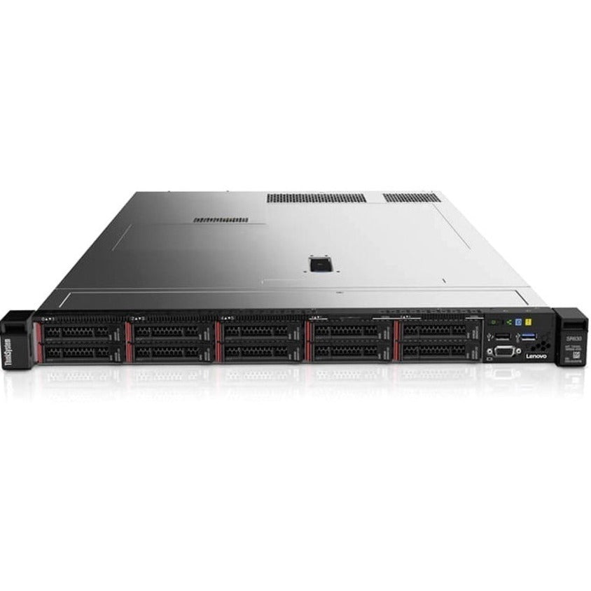 Lenovo ThinkSystem SR630 7X02A0FANA 1U Rack Server - 1 x Intel Xeon Silver 4208 2.10 GHz - 16 GB RAM - Serial ATA/600 12Gb/s SAS Controller