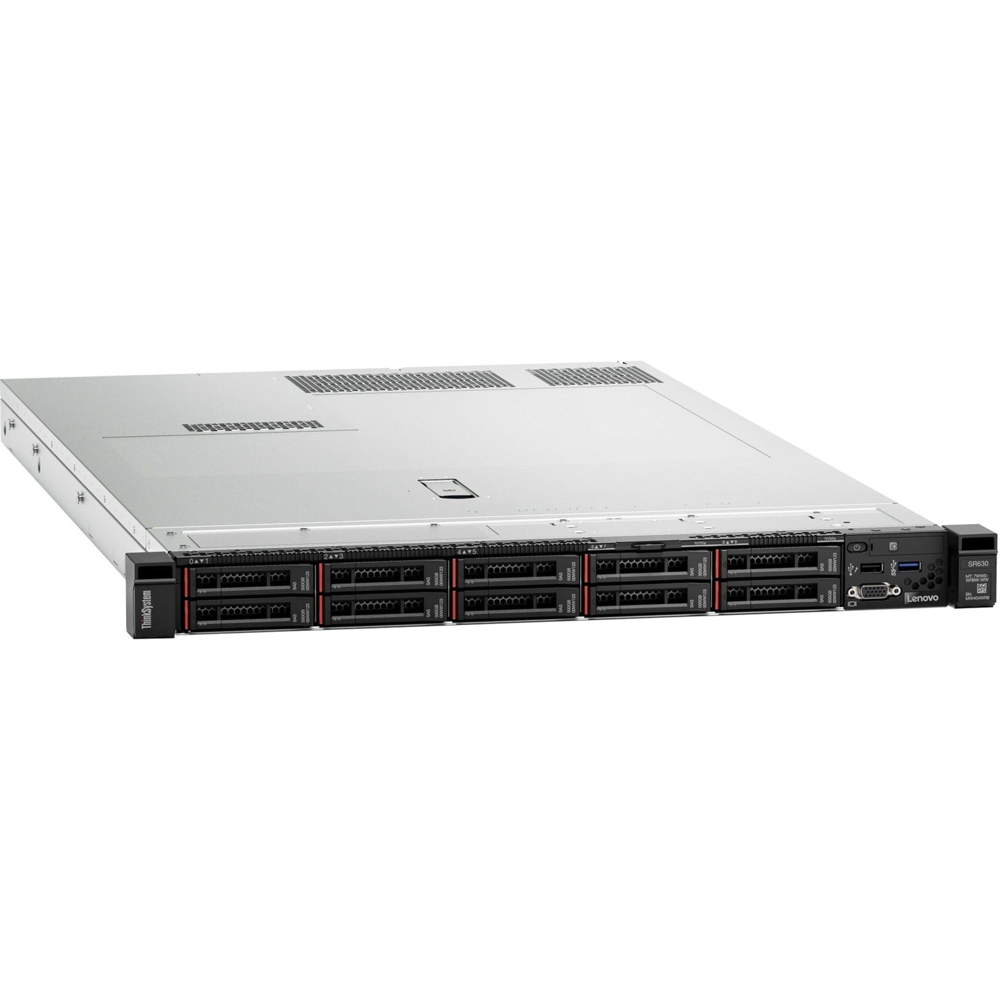 Lenovo ThinkSystem SR630 7X02A0FANA 1U Rack Server - 1 x Intel Xeon Silver 4208 2.10 GHz - 16 GB RAM - Serial ATA/600 12Gb/s SAS Controller