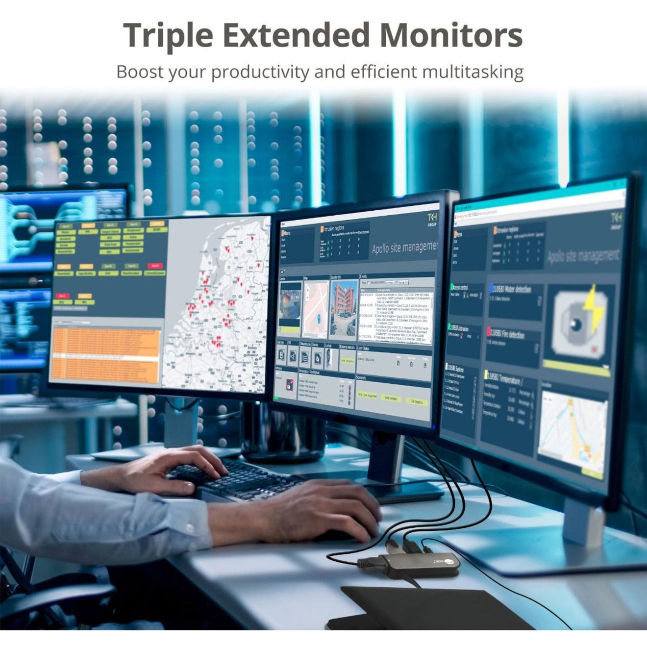 USB-C to Multi-Video MST Hub with 100W PD 3.0 - 4K@60Hz Ultra HD
