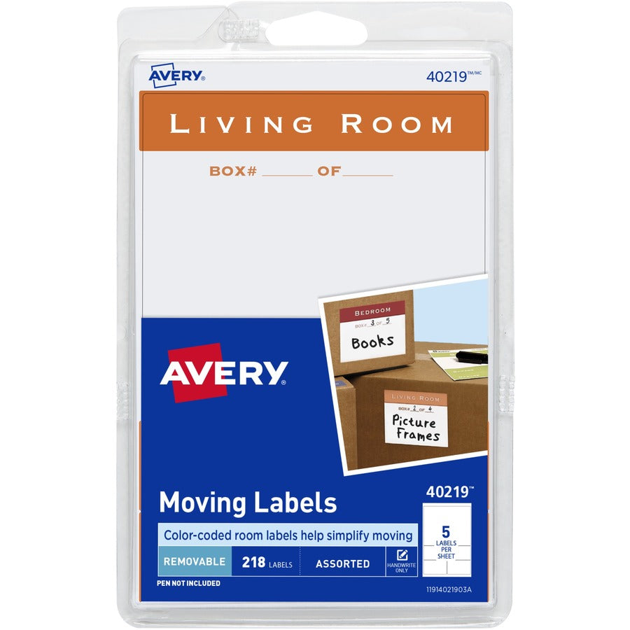 Avery&reg; Removable Moving Labels