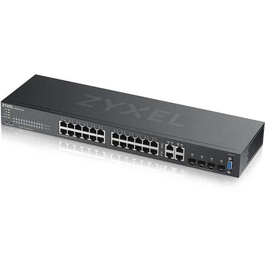 ZYXEL 24-port GbE L2 Switch with GbE Uplink
