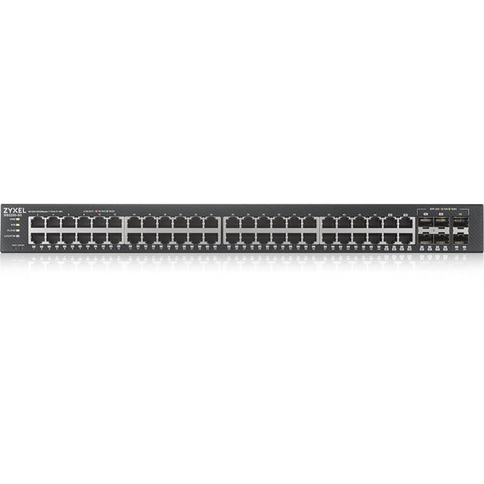 ZYXEL 48-port GbE L2 Switch with GbE Uplink