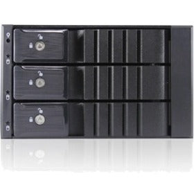 iStarUSA BPN-SEA230HD-BLACK Drive Enclosure for 5.25" - Serial ATA/600 12Gb/s SAS Host Interface Internal - Black