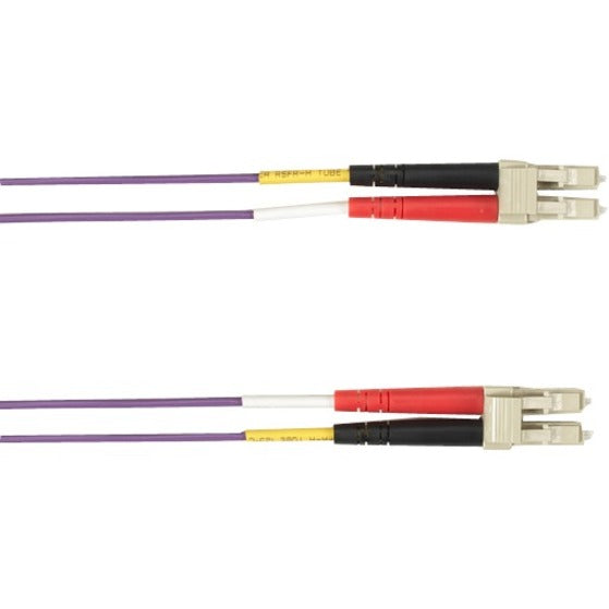 Black Box Colored Fiber OM4 50/125 Multimode Fiber Optic Patch Cable - OFNP Plenum