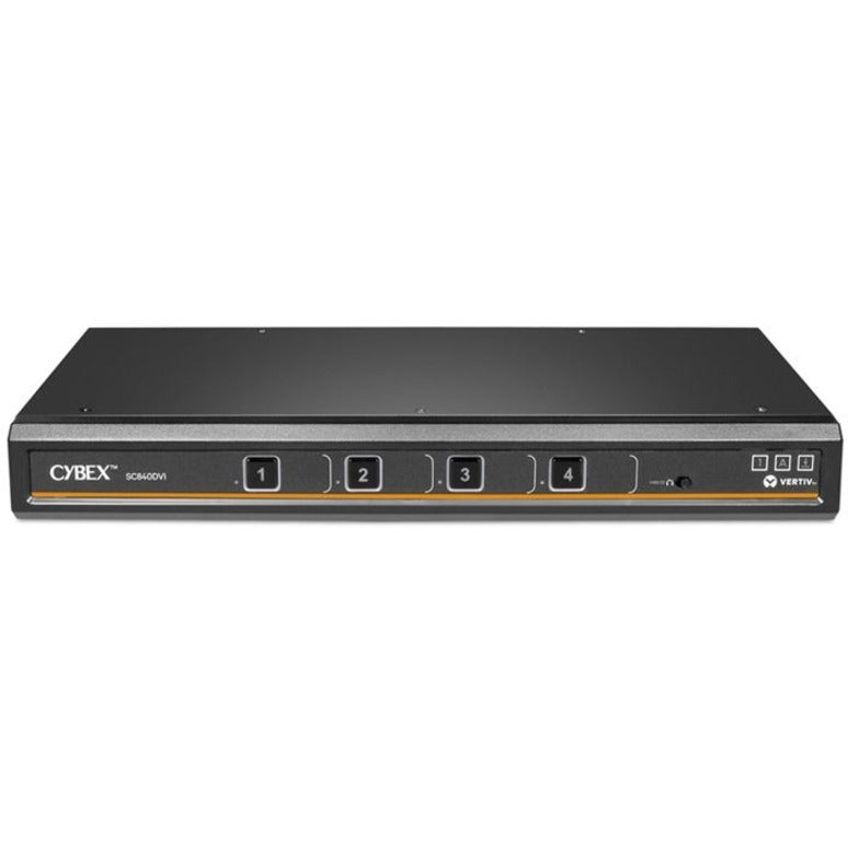 Vertiv Cybex SC800 Secure KVM | Single Head | 4 Port Universal and DVI | NIAP version 4.0 Certified