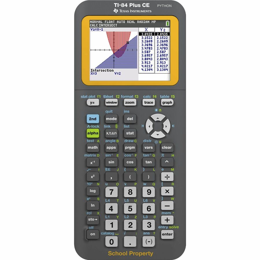 Texas Instruments TI-84 Plus CE with Python Graphing Calculator