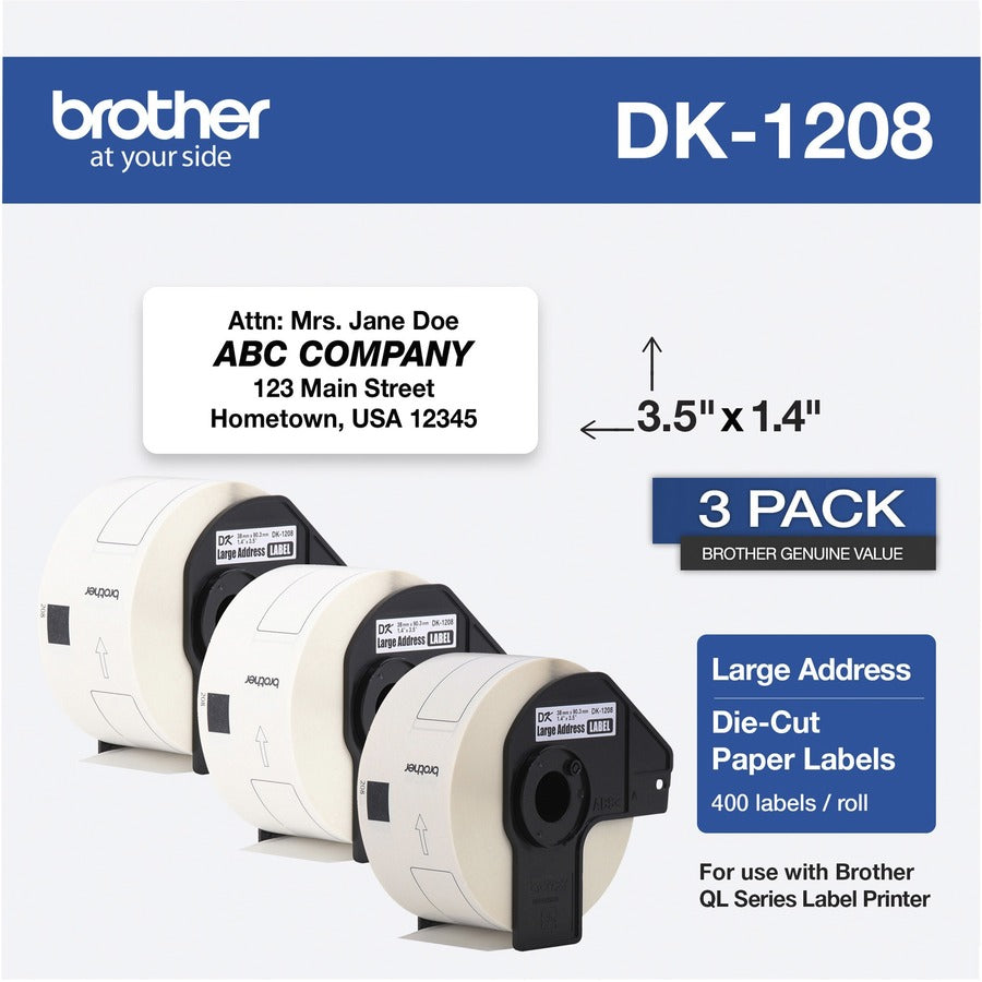 DK12083PK LARGE ADDRESS 3PK    