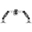Kantek MA320 Mounting Arm for Monitor - Silver - TAA Compliant