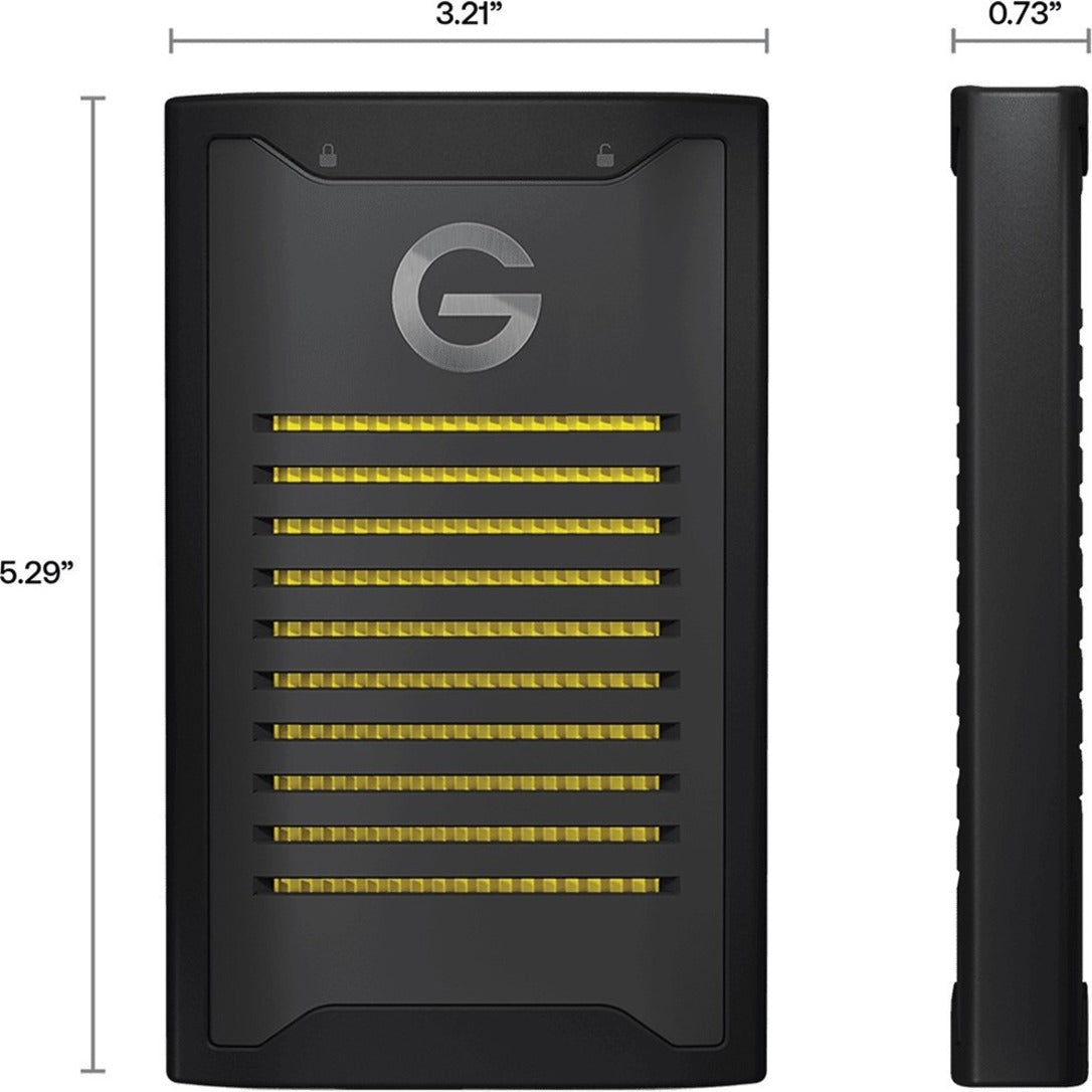 G-Technology ArmorLock 2 TB Rugged Solid State Drive - External