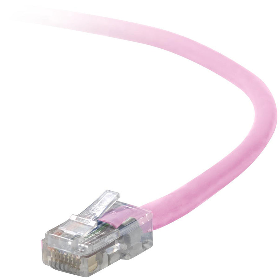3FT CAT5E PINK SNAGLESS PATCH  