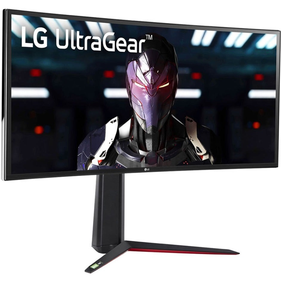 LG UltraGear 34GN85B-B 34" UW-QHD Curved Screen Gaming LCD Monitor - 21:9 - Matte Black