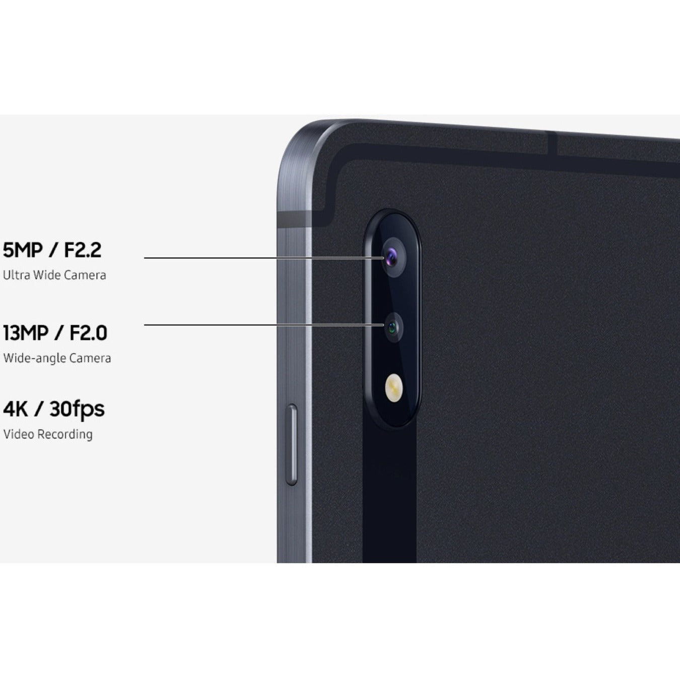 Samsung Galaxy Tab S7 SM-T870 Tablet - 11" WQXGA - Octa-core (8 Core) 3.09 GHz 2.40 GHz 1.80 GHz - 6 GB RAM - 128 GB Storage - Android 10 - Mystical Black