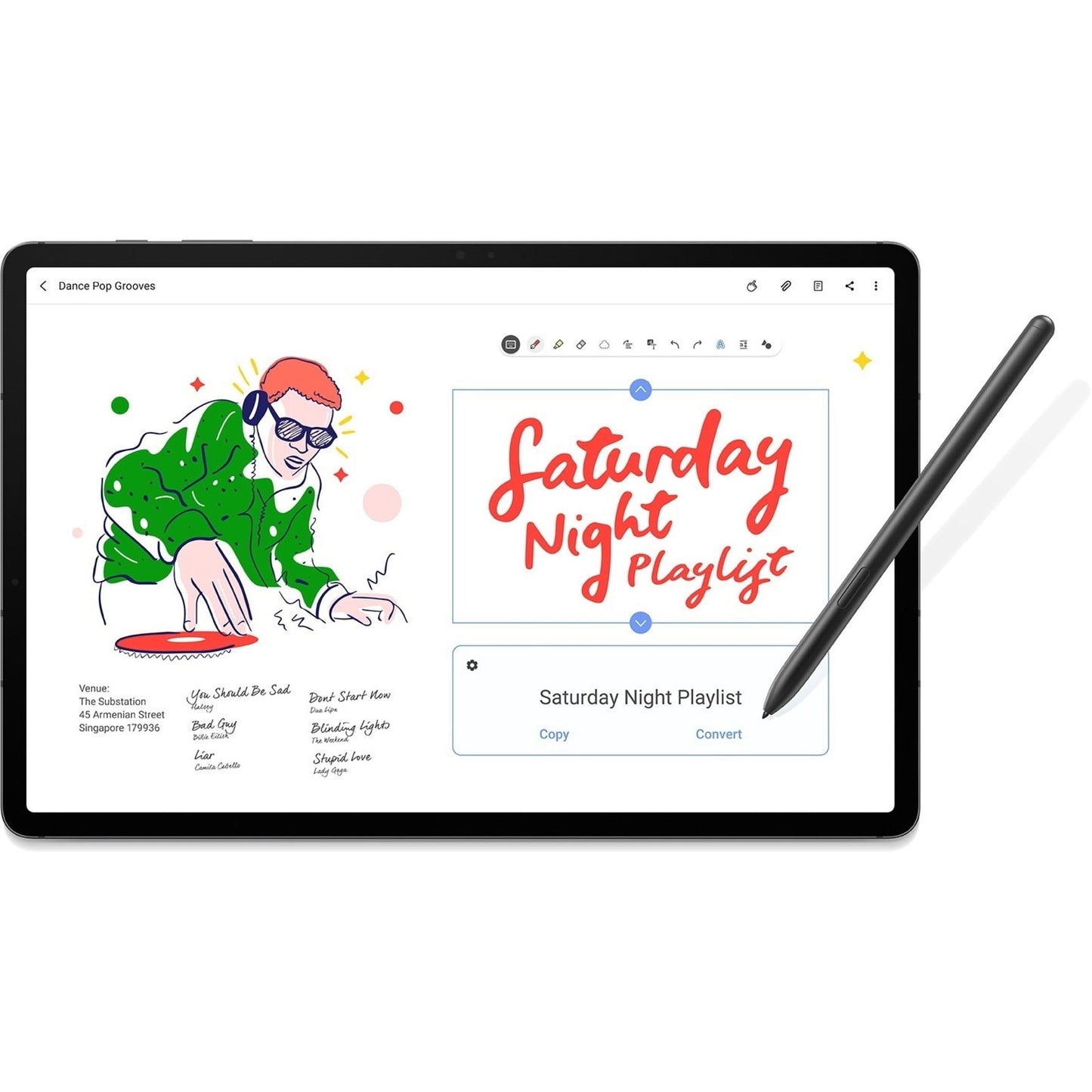 Samsung Galaxy Tab S7 SM-T870 Tablet - 11" WQXGA - Octa-core (8 Core) 3.09 GHz 2.40 GHz 1.80 GHz - 6 GB RAM - 128 GB Storage - Android 10 - Mystical Black