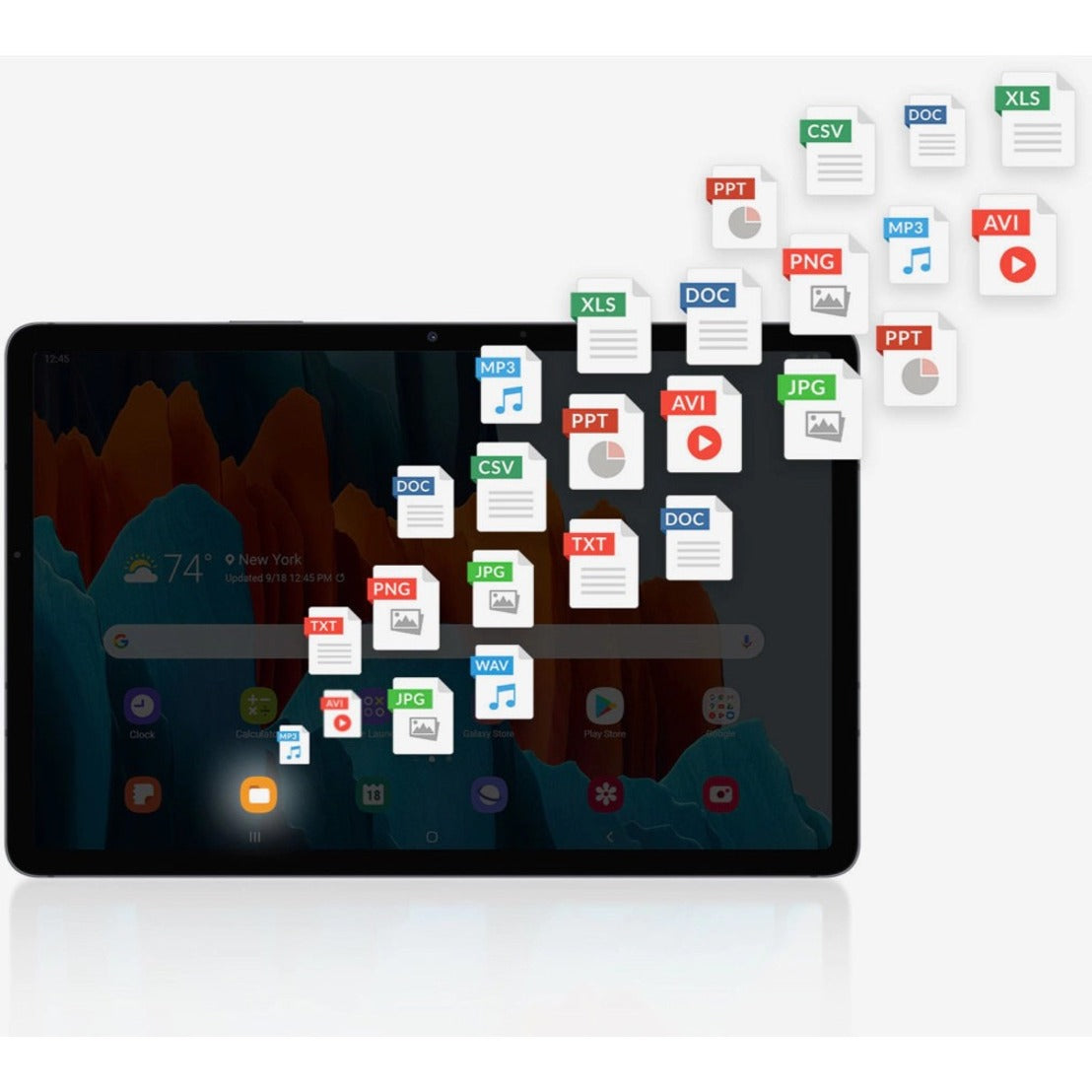 Samsung Galaxy Tab S7 SM-T870 Tablet - 11" WQXGA - Octa-core (8 Core) 3.09 GHz 2.40 GHz 1.80 GHz - 6 GB RAM - 128 GB Storage - Android 10 - Mystical Black