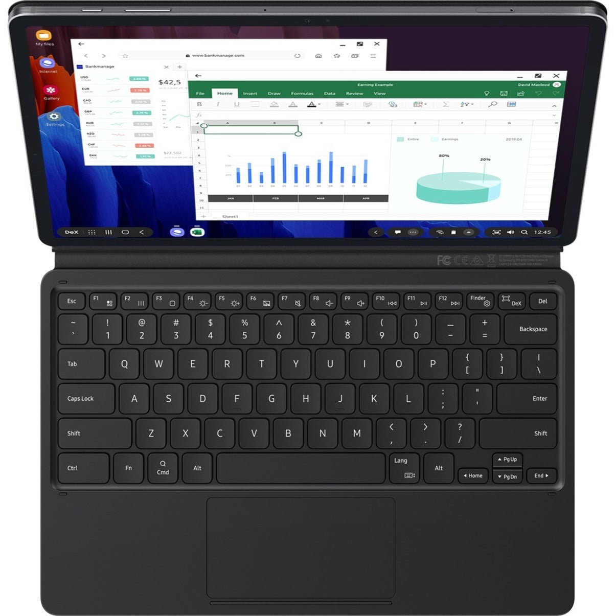 Samsung Galaxy Tab S7 SM-T870 Tablet - 11" WQXGA - Octa-core (8 Core) 3.09 GHz 2.40 GHz 1.80 GHz - 8 GB RAM - 256 GB Storage - Android 10 - Mystical Black