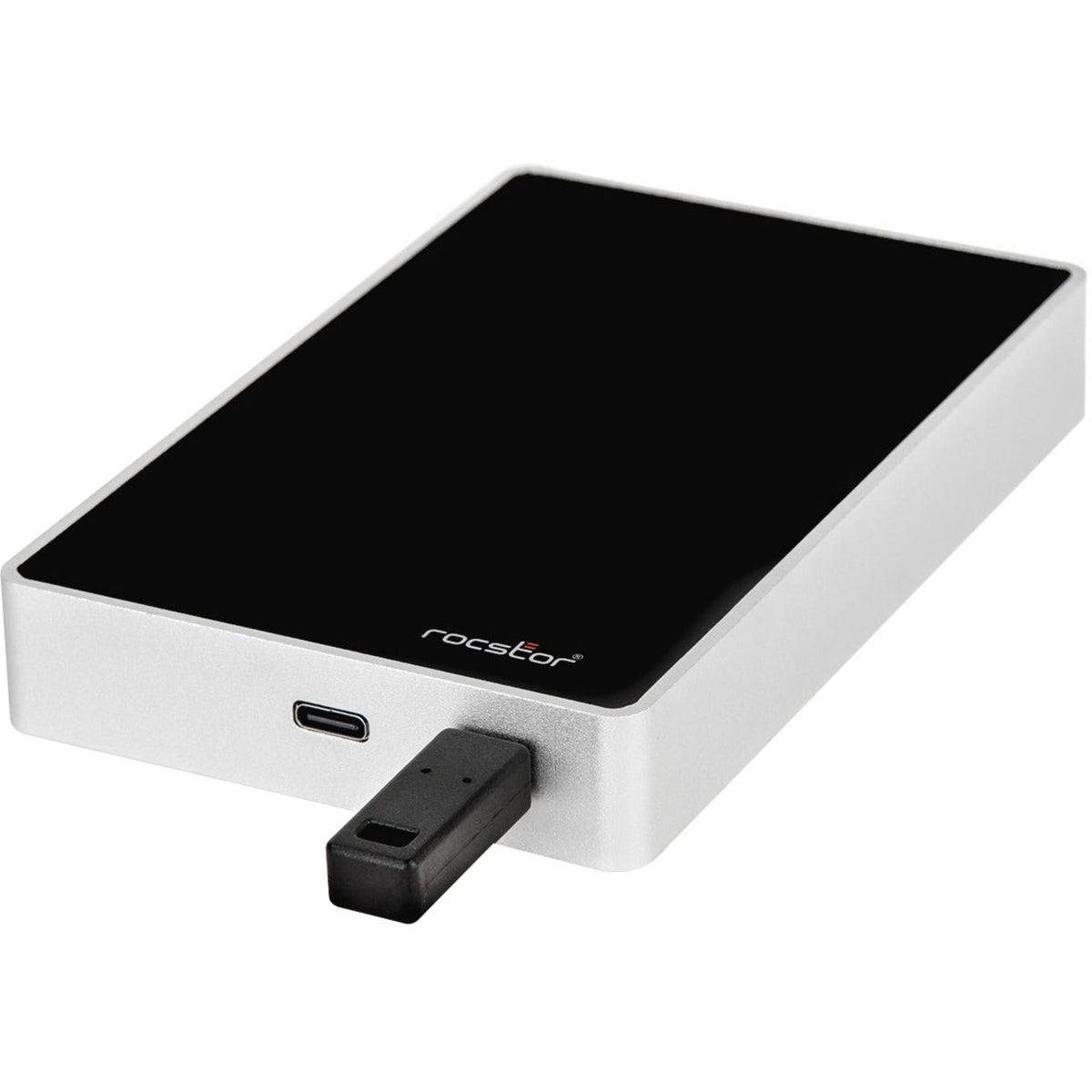 Rocstor Rocsecure EX32 1 TB Portable Rugged Solid State Drive - 2.5" External - SATA (SATA/600) - Silver - TAA Compliant