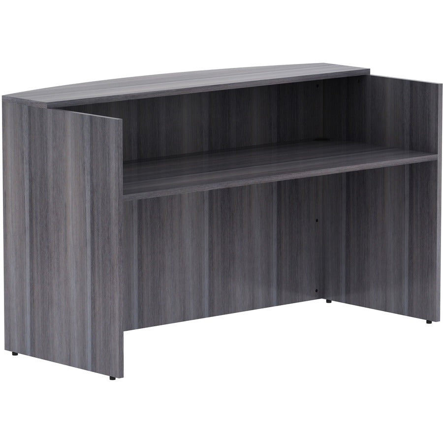 Lorell Weathered Charcoal Laminate Desking