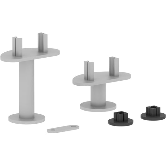 Lorell Adaptable Panel System L Connector Set