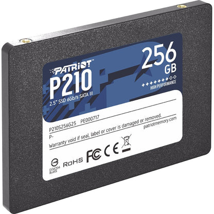 Patriot Memory P210 256 GB Solid State Drive - 2.5" Internal - SATA (SATA/600) - Black