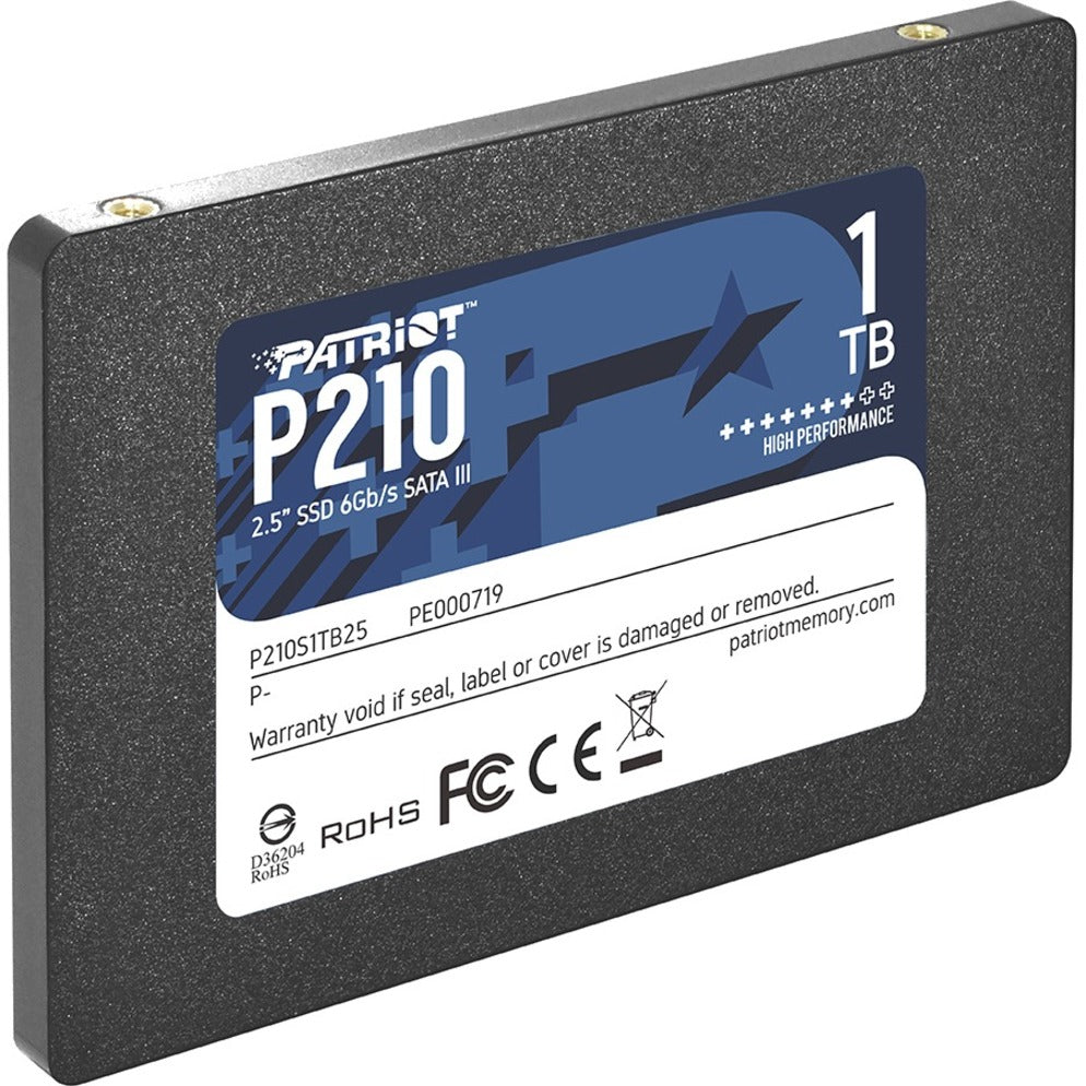 Patriot Memory P210 1 TB Solid State Drive - 2.5" Internal - SATA (SATA/600)