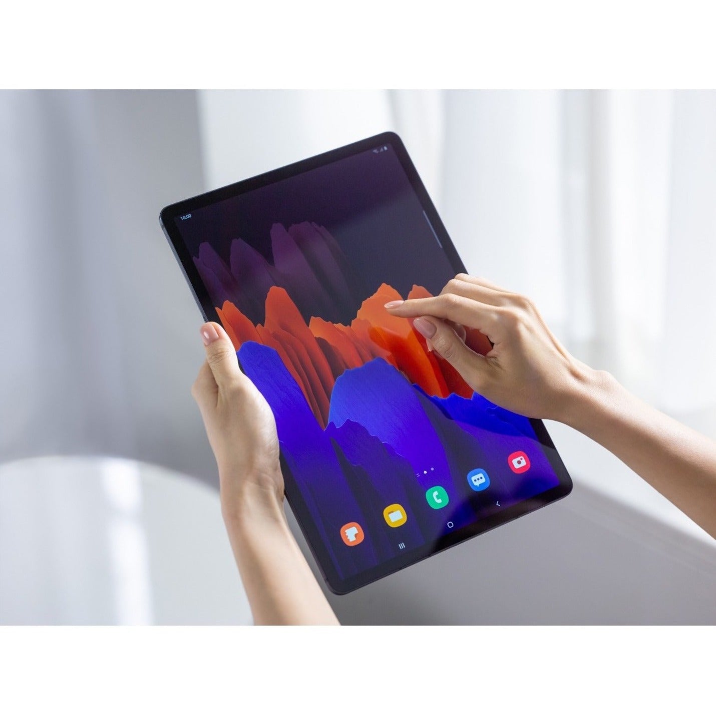 Samsung Galaxy Tab S7+ SM-T970 Tablet - 12.4" WQXGA+ - Octa-core (8 Core) 3.09 GHz 2.40 GHz 1.80 GHz - 512 GB Storage - Android 10 - Mystical Black