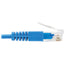 Tripp Lite Cat6a 10G Certified Molded Ultra-Slim UTP Ethernet Cable (RJ45 M/M) Blue 1 ft.