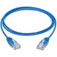 Tripp Lite Cat6a 10G Certified Molded Ultra-Slim UTP Ethernet Cable (RJ45 M/M) Blue 3 ft.