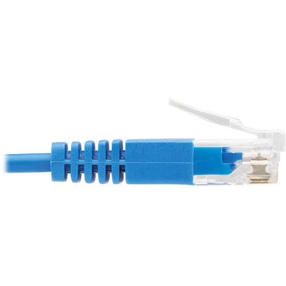 Tripp Lite Cat6a 10G Certified Molded Ultra-Slim UTP Ethernet Cable (RJ45 M/M) Blue 5 ft.