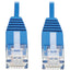 Tripp Lite Cat6a 10G Certified Molded Ultra-Slim UTP Ethernet Cable (RJ45 M/M) Blue 7 ft.