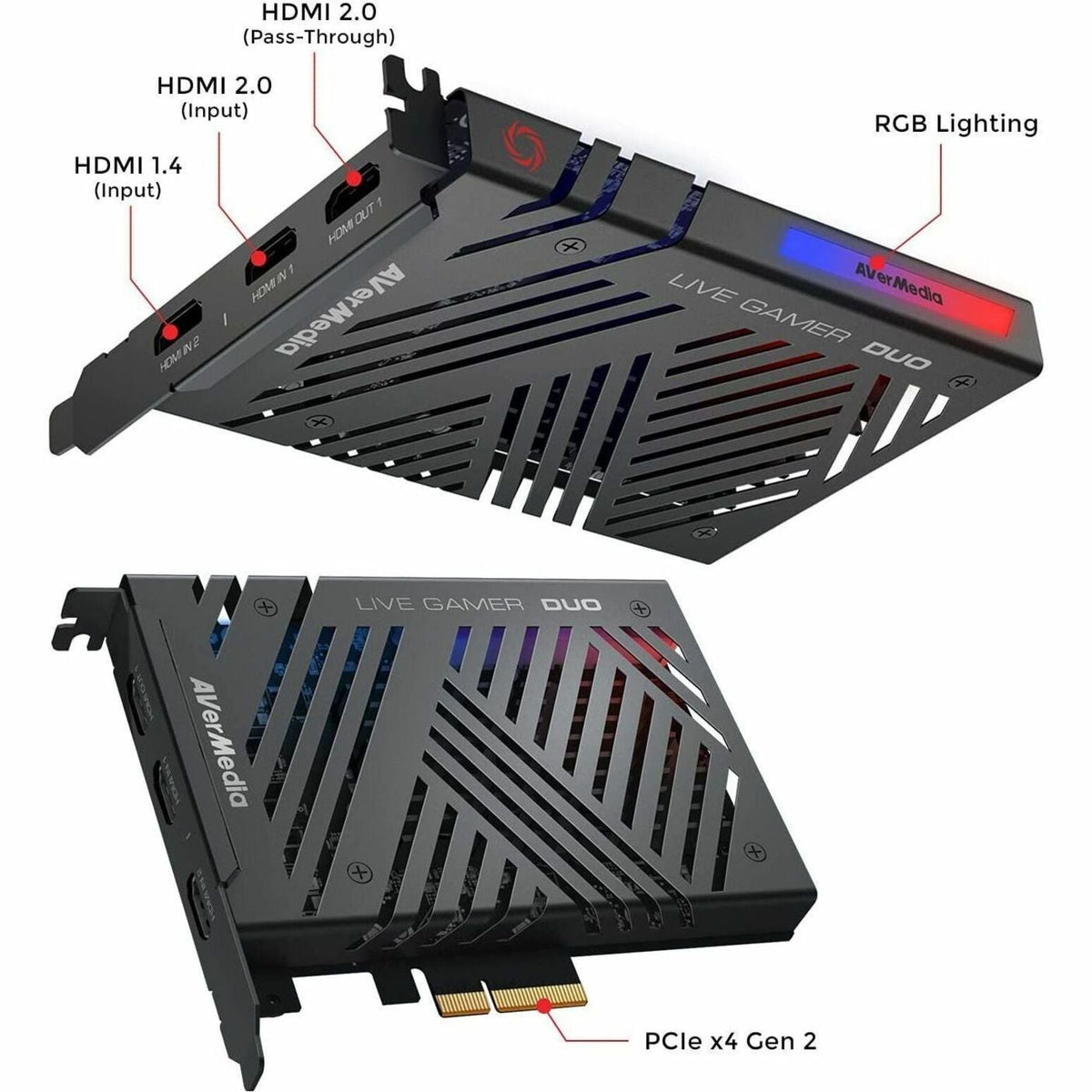 AVerMedia Live Gamer DUO (GC570D) Dual 1080p Uncompressed Video Capture Card