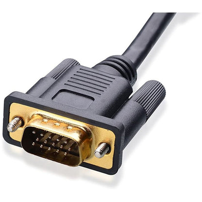 4XEM 3 ft HDMI to VGA with 3.5mm Audio