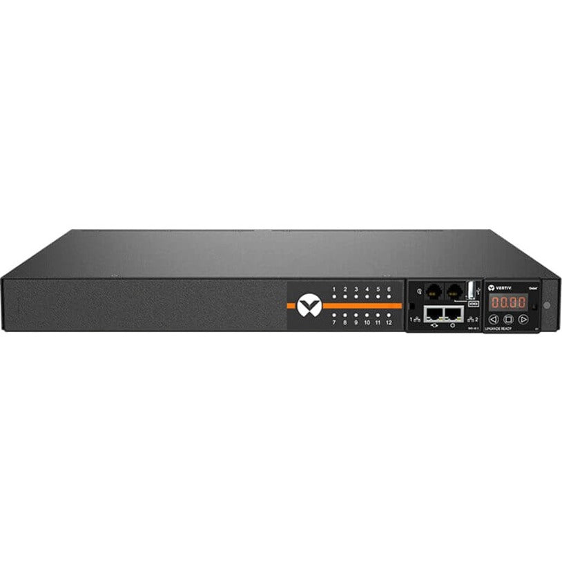 Vertiv Geist Switched Rack PDU - 1U Rack| 20A| NEMA 5-20R| 5-20P| Horizontal PDU