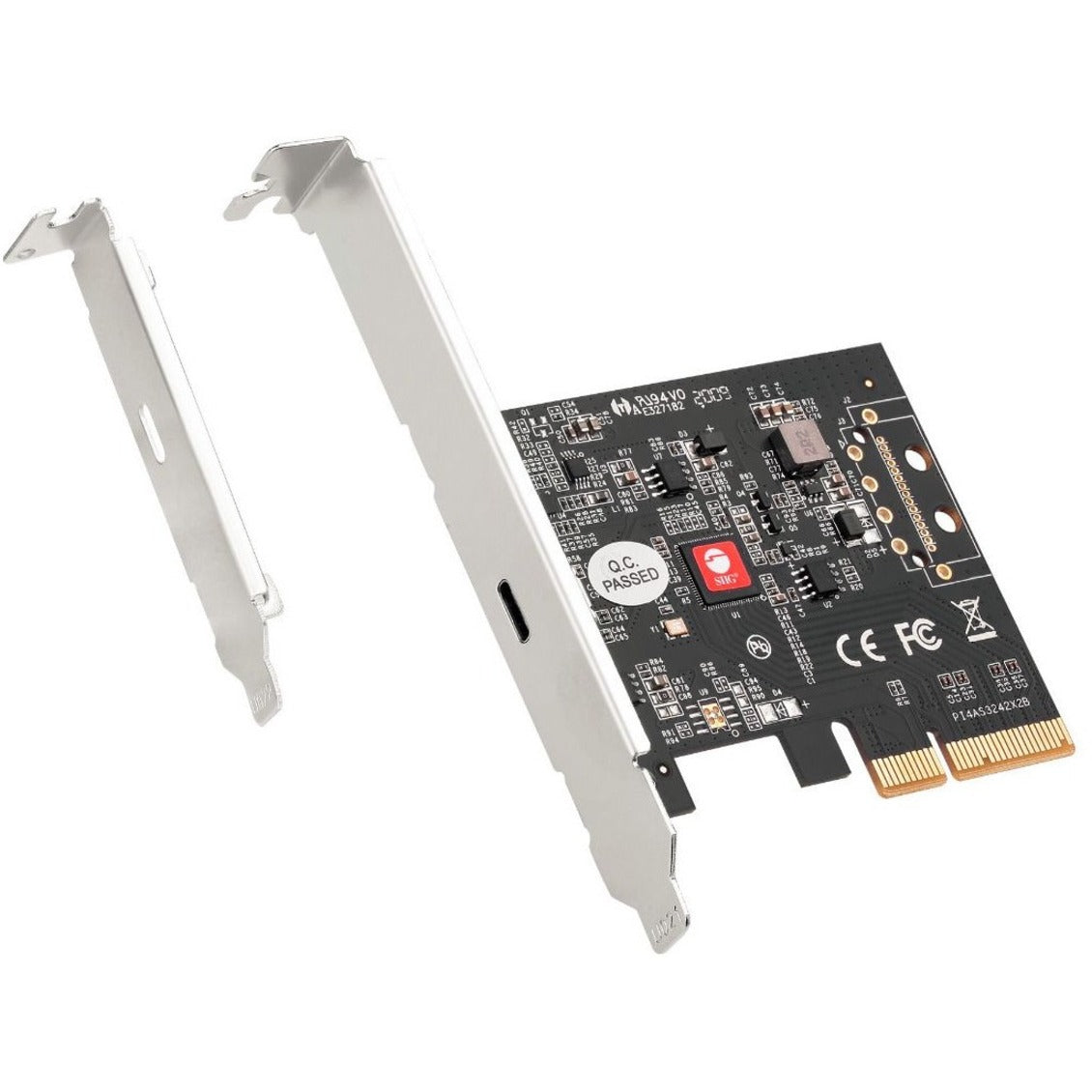 SIIG Single USB 3.2 Type-C Gen 2x2 20G PCIe Card Dual Profile Design