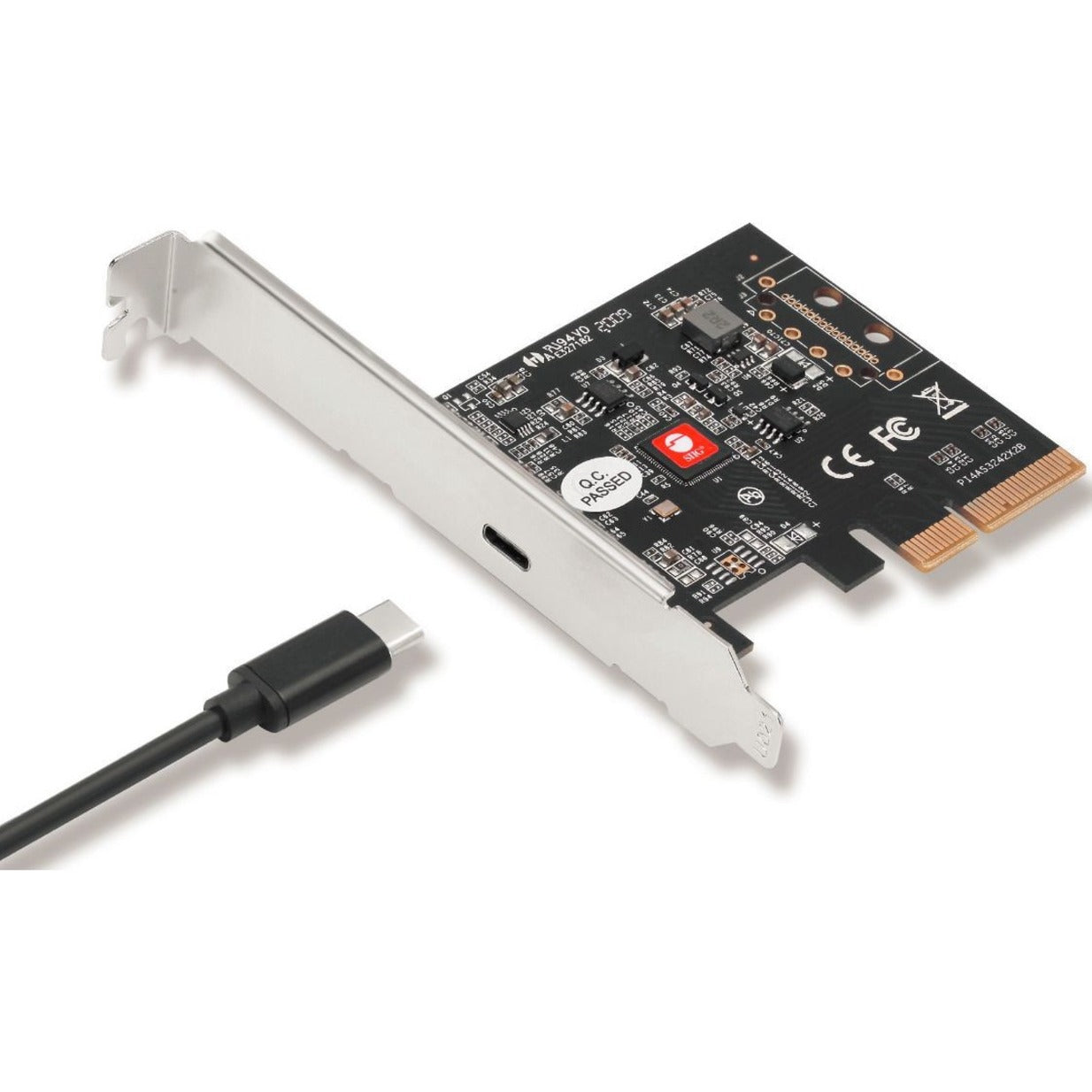 SIIG Single USB 3.2 Type-C Gen 2x2 20G PCIe Card Dual Profile Design