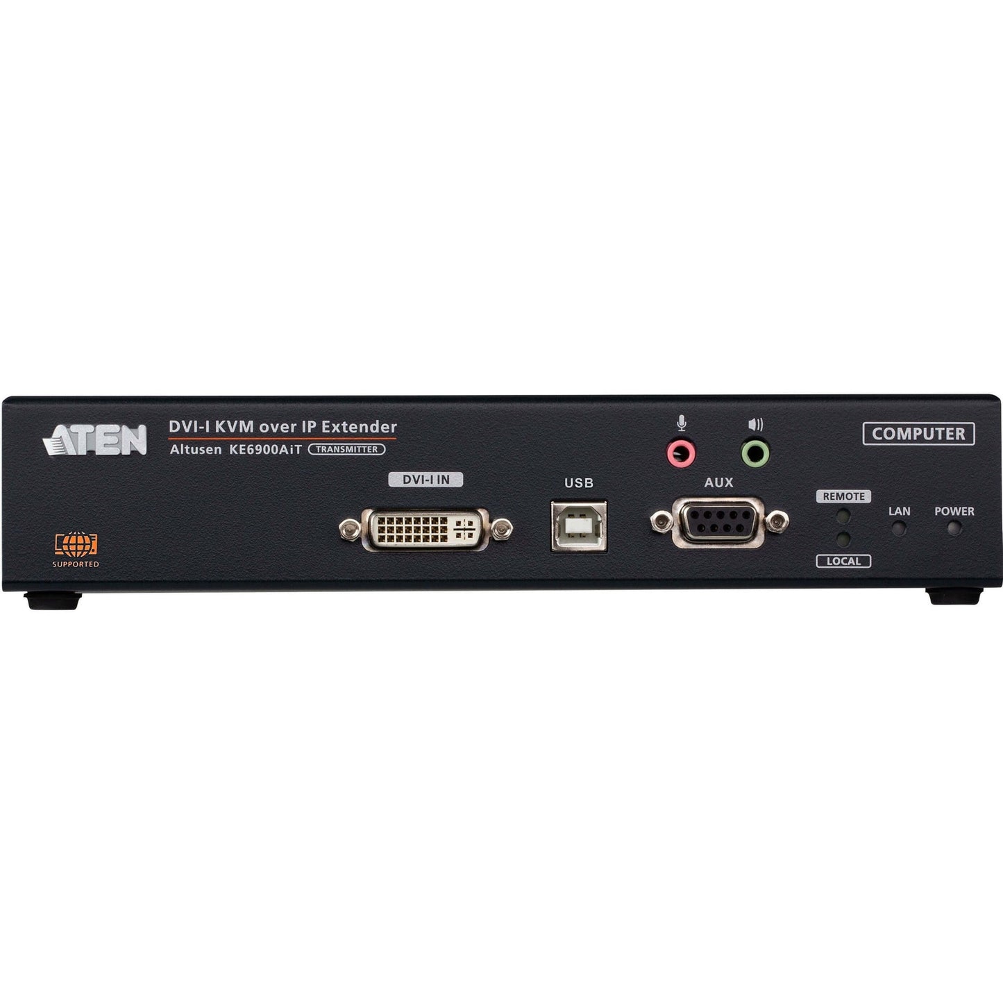 ATEN KE6900AIT DVI-I Single Display KVM over IP Transmitter with Internet Access