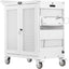 Tripp Lite Safe-IT Multi-Device UV Charging Cart Hospital-Grade 32 USB Ports iPad and Android Tablets Antimicrobial White